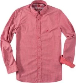 Regular Fit, Baumwolle, Rot Kariert