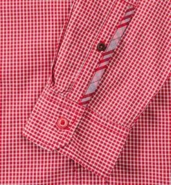 Regular Fit, Baumwolle, Rot Kariert -Milestone Shop 168968 norm4