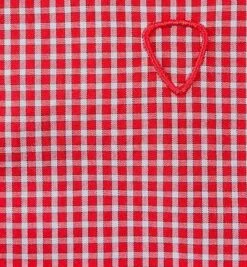 Regular Fit, Baumwolle, Rot Kariert -Milestone Shop 168968 norm5