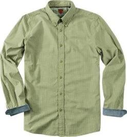 Hemd, Regular Fit, Baumwolle, Hellgrün Kariert