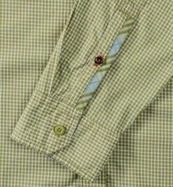 Hemd, Regular Fit, Baumwolle, Hellgrün Kariert -Milestone Shop 168969 norm4