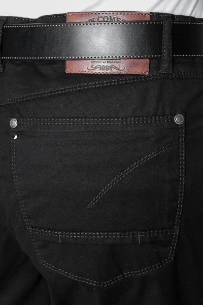 Jeans Ken, Perfect Cut, Baumwoll-Stretch 10 Oz, Schwarz 6 Jeans Ken, Perfect Cut, Baumwoll-Stretch 10 Oz, Schwarz – Bild 4