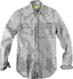 Gas Hemd, Baumwolle, Jeansblau Meliert -Milestone Shop 178703 norm 1