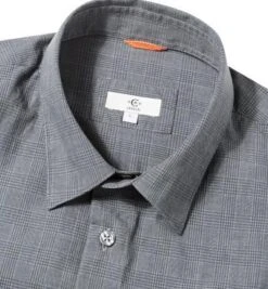 CERRUTI 1881 Hemd, Popeline, Grau Kariert -Milestone Shop 198864 norm2