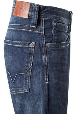 Pepe Jeans Jeans Kingston, Regular Fit, Baumwoll-Stretch, Dunkelblau -Milestone Shop 233167 norm3