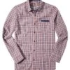 Hemd, Twill, Rot-blau Kariert