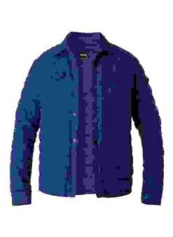 Strellson Daunenjacke, Mikrofaser, Royalblau -Milestone Shop 271436 norm 1