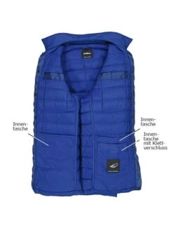 Strellson Daunenjacke, Mikrofaser, Royalblau -Milestone Shop 271436 norm3