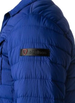Strellson Daunenjacke, Mikrofaser, Royalblau -Milestone Shop 271436 norm5