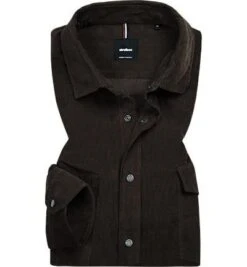 Strellson Hemd, Cord, Dunkelbraun