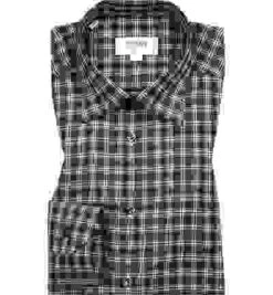 ETON Hemd, Slim Fit, Twill, Schwarz-petrol Kariert -Milestone Shop 304569 norm 1
