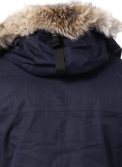 Daunenparka, Mikrofaser Wasserdicht - Echtfell, Navy -Milestone Shop 307613 norm7