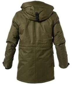 Daunenparka, Mikrofaser Wasserdicht, Oliv -Milestone Shop 336645 norm3