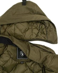 Daunenparka, Mikrofaser Wasserdicht, Oliv -Milestone Shop 336645 norm5