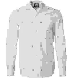 BOB Hemd, Popeline, Weiß Gemustert -Milestone Shop 345930 norm 1