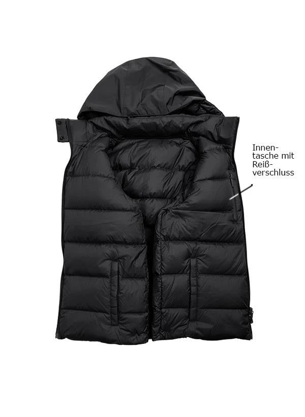 Wendejacke Oliver, Mikrofaser Wasserdicht, Schwarz 5 Wendejacke Oliver, Mikrofaser Wasserdicht, Schwarz – Bild 3