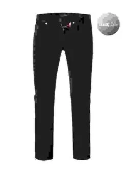 Jeans Michelangelo, Regular Fit, Baumwoll-Super Stretch 1 Mese, Schwarz -Milestone Shop 359857 norm 1