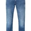 Wrangler Jeans Greensboro, Regular Straight, Baumwoll-Stretch 14,75oz, Denimblau -Milestone Shop 361096 norm