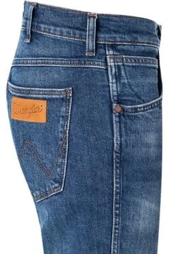Wrangler Jeans Greensboro, Regular Straight, Baumwoll-Stretch 14,75oz, Denimblau -Milestone Shop 361096 norm3