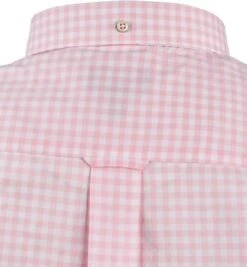 Gant Kurzarmhemd, Regular Fit, Popeline, Rosa-weiß Kariert -Milestone Shop 362964 norm3