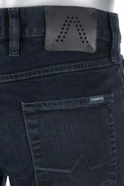 Alberto Jeans, Regular Fit, Baumwolle T400® 10oz, Indigo -Milestone Shop 373373 norm6