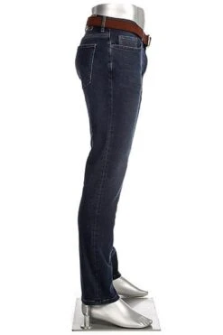 Alberto Jeans Pipe, Regular Fit, Baumwolle T400® 10oz, Indigo -Milestone Shop 376121 norm2