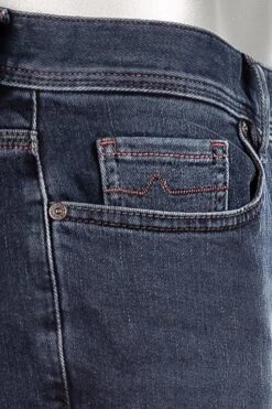 Alberto Jeans Pipe, Regular Fit, Baumwolle T400® 10oz, Indigo -Milestone Shop 376121 norm5