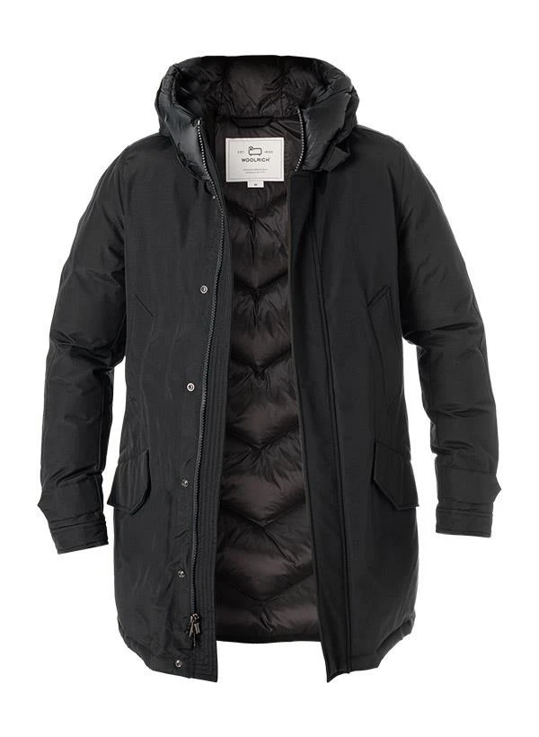 Woolrich Daunenparka Polar, Baumwolle, Schwarz 3 Woolrich Daunenparka Polar, Baumwolle, Schwarz