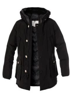 Woolrich Daunenparka Arctic, Baumwolle, Schwarz