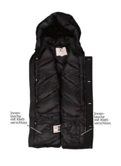 Woolrich Daunenparka Arctic, Baumwolle, Schwarz -Milestone Shop 378070 norm3