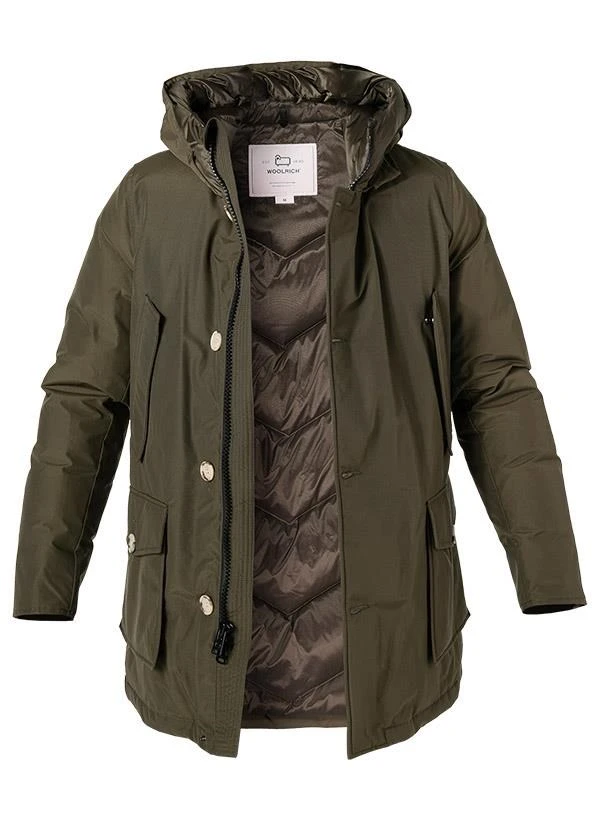 Woolrich Daunenparka Arctic, Baumwolle, Dunkelgrün 3 Woolrich Daunenparka Arctic, Baumwolle, Dunkelgrün