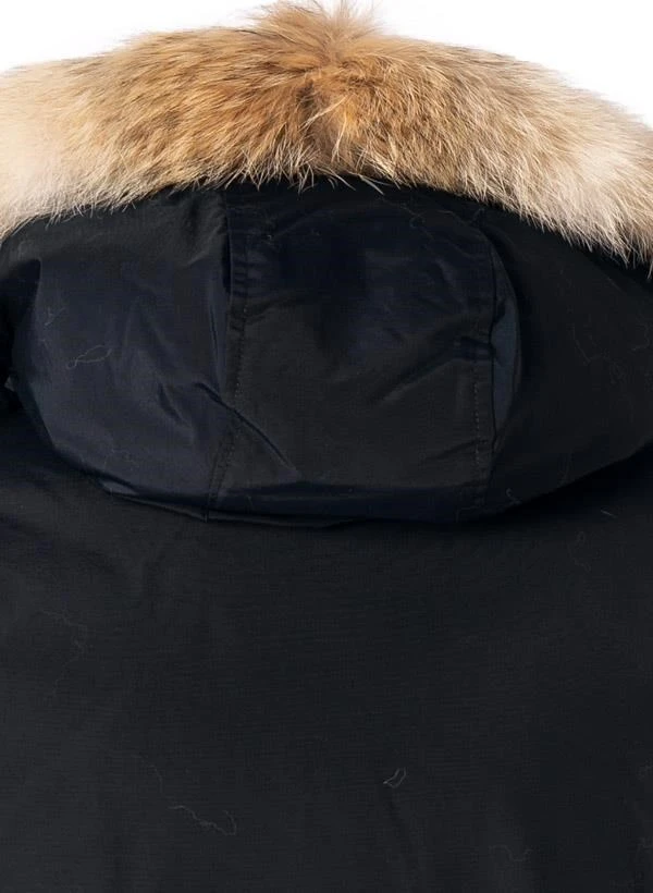 Woolrich Daunenparka Arctic, Baumwolle Echtfell, Dunkelblau 8 Woolrich Daunenparka Arctic, Baumwolle Echtfell, Dunkelblau – Bild 6