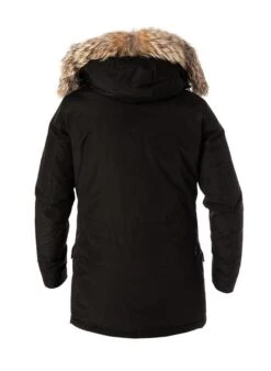 Woolrich Daunenparka Polar, Baumwolle Mit Echtpelz, Schwarz -Milestone Shop 378094 norm2