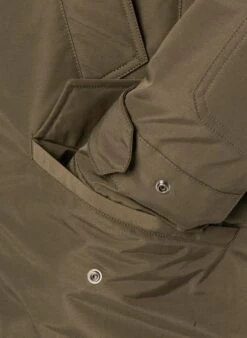 Woolrich Daunenparka Polar, Baumwolle Mit Echtpelz, Dunkelgrün -Milestone Shop 378095 norm4