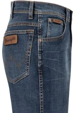Wrangler Jeans Texas, Regular Fit, Baumwoll-Stretch, Tintenblau -Milestone Shop 378160 norm3