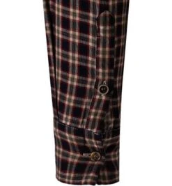 BOB Hemd, Baumwolle, Rot-beige Kariert -Milestone Shop 379846 norm4