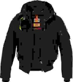 PARAJUMPERS 3-in-1 Daunenjacke Gobi, Funktions-Mikrofaser, Schwarz -Milestone Shop 380193 norm 1