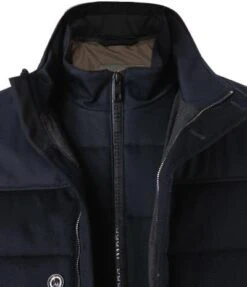 Bugatti Steppjacke, Wolle Wasserabweisend, Nachtblau 12 Bugatti Steppjacke, Wolle Wasserabweisend, Nachtblau -Milestone Shop 380480 norm4