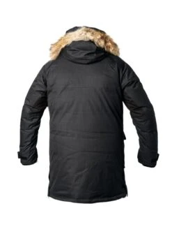 Daunenparka, Mikrofaser Echtfell, Schwarz -Milestone Shop 380947 norm3