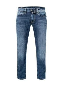 Pepe Jeans Jeans Cash, Regular Fit, Baumwoll-Stretch, Jeansblau