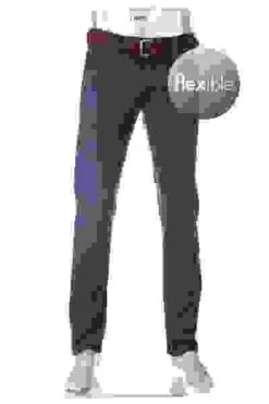 Alberto Jeans Pipe, Regular Fit, Baumwolle T400®, Nachtblau -Milestone Shop 385241 norm 1