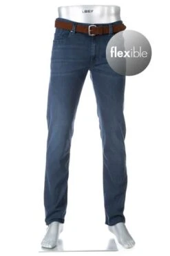 Alberto Jeans Pipe, Regular Fit, Baumwolle T400®, Nachtblau