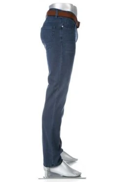 Alberto Jeans Pipe, Regular Fit, Baumwolle T400®, Nachtblau -Milestone Shop 385241 norm2