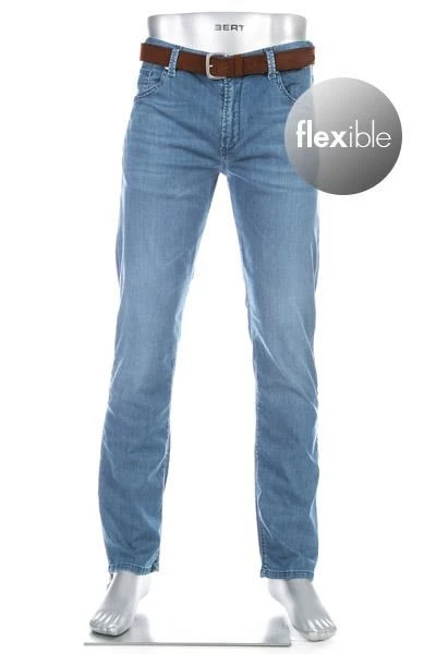 Alberto Jeans Stone, Modern Fit, Baumwolle T400®, Jeansblau 3 Alberto Jeans Stone, Modern Fit, Baumwolle T400®, Jeansblau