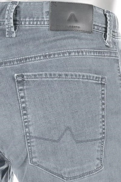 Alberto Jeans Stone, Modern Fit, Baumwolle T400®, Grau 7 Alberto Jeans Stone, Modern Fit, Baumwolle T400®, Grau – Bild 5
