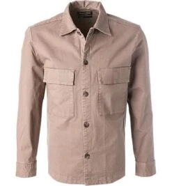 Marc O'Polo Overshirt, Bio Baumwolle, Braun