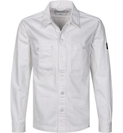 Calvin Klein Overshirt, Regular Fit, Baumwolle, Weiß 3 Calvin Klein Overshirt, Regular Fit, Baumwolle, Weiß