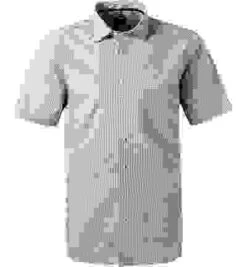 OLYMP Kurzarmhemd, Modern Fit, Baumwolle, Grün Kariert -Milestone Shop 394716 norm 1