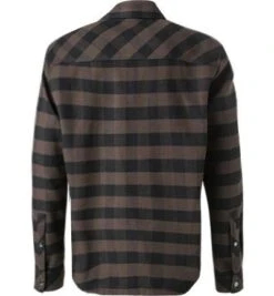 Bogner Overshirt, Baumwolle Gefüttert, Dunkelbraun-schwarz Kariert 13 Bogner Overshirt, Baumwolle Gefüttert, Dunkelbraun-schwarz Kariert -Milestone Shop 394788 norm2