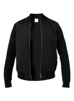 Bogner Jacke, Schurwolle-Mikrofaser Wattiert, Schwarz
